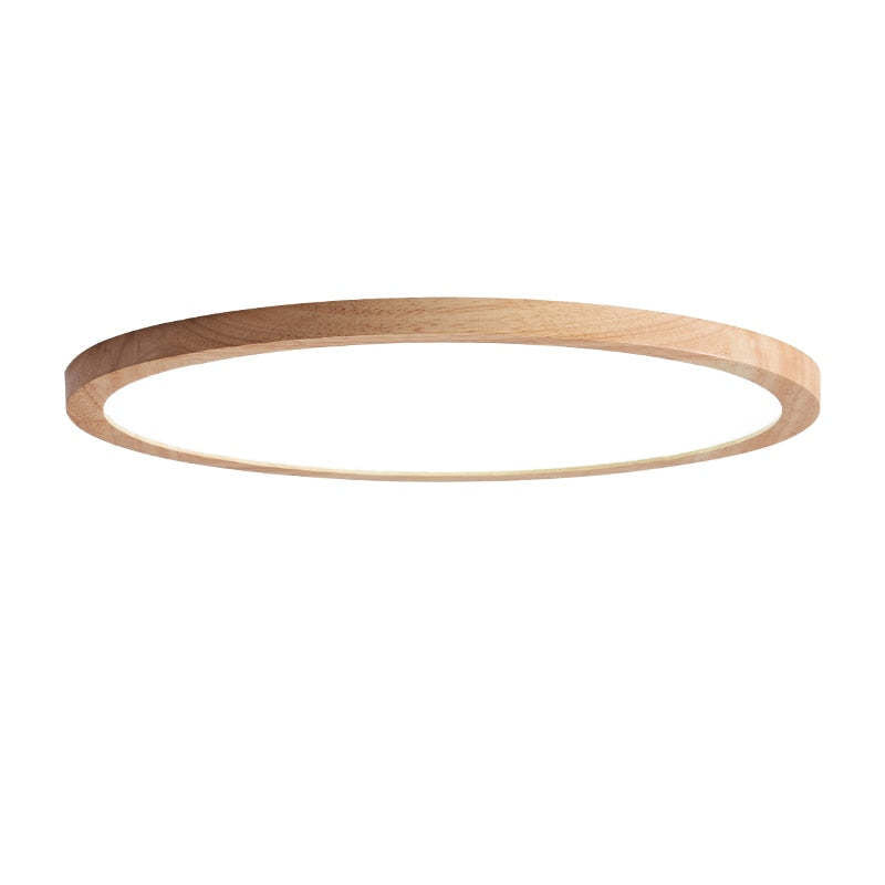 Plafonnier finition bois Wabi Sabi