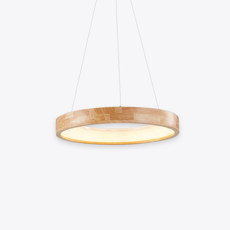 Suspension en bois et acrylique pour une chaleur moderne  