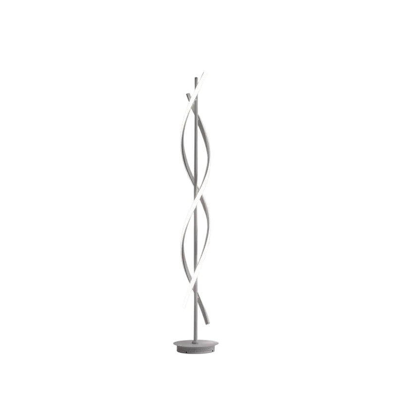 Monochrome lineare Stehlampe mit Acryl-Diffusor  