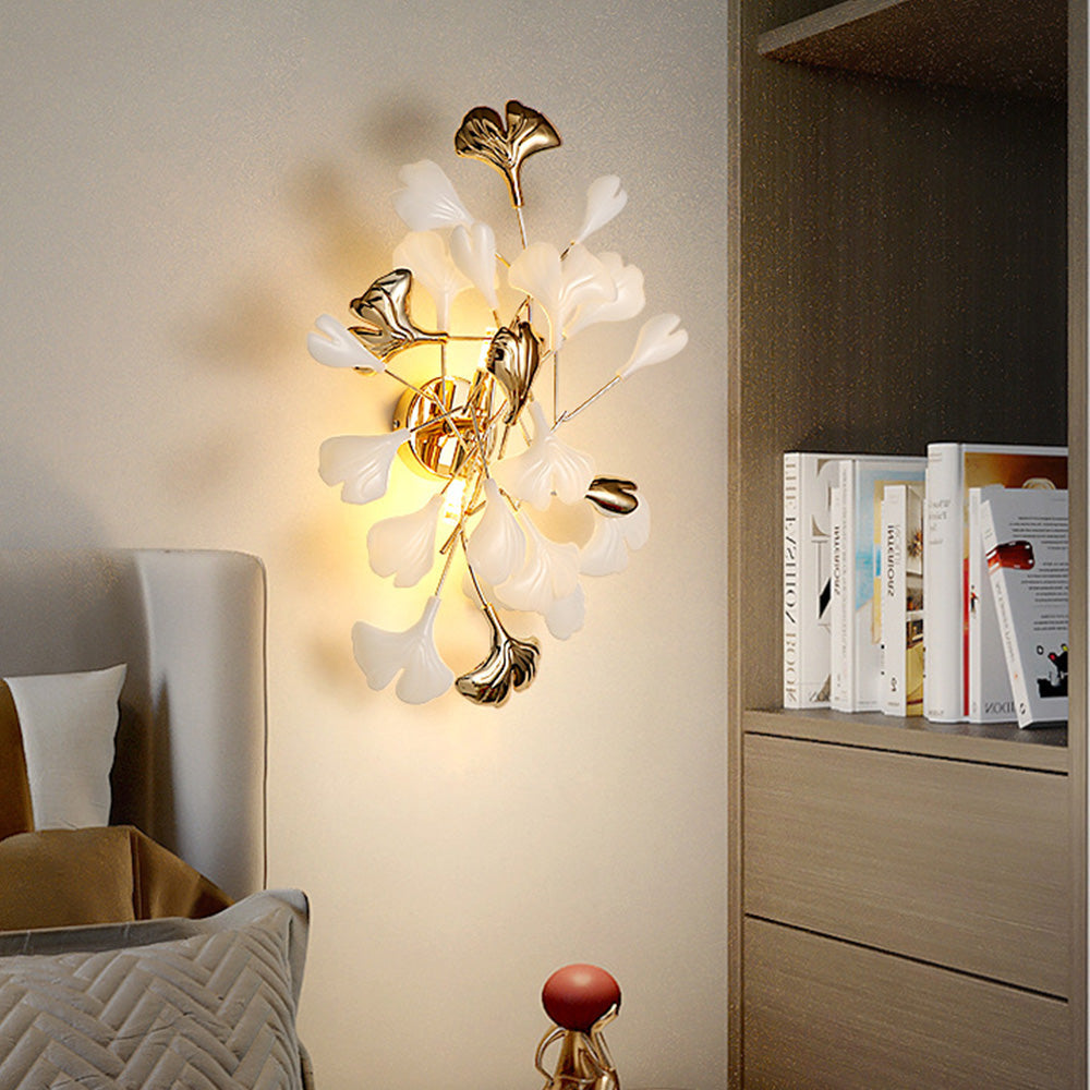Xava Applique Murale Fleur Moderne. Céramique/Métal - Neutralighting