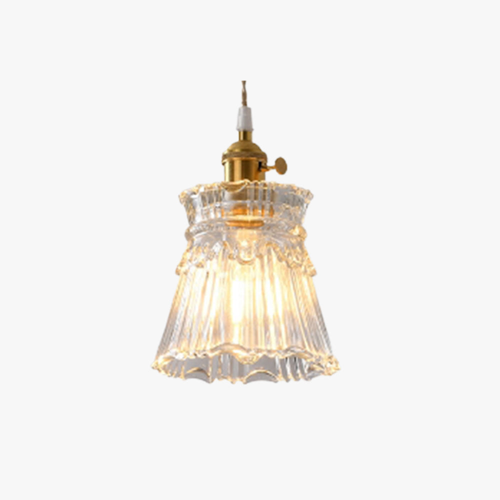 Lustre Art déco en laiton et verre élégance intemporelle