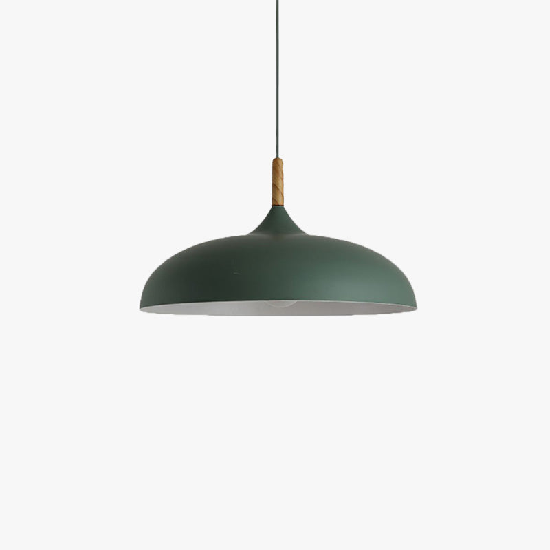 Lustre dôme moderne pour salle à manger avec lueur douce