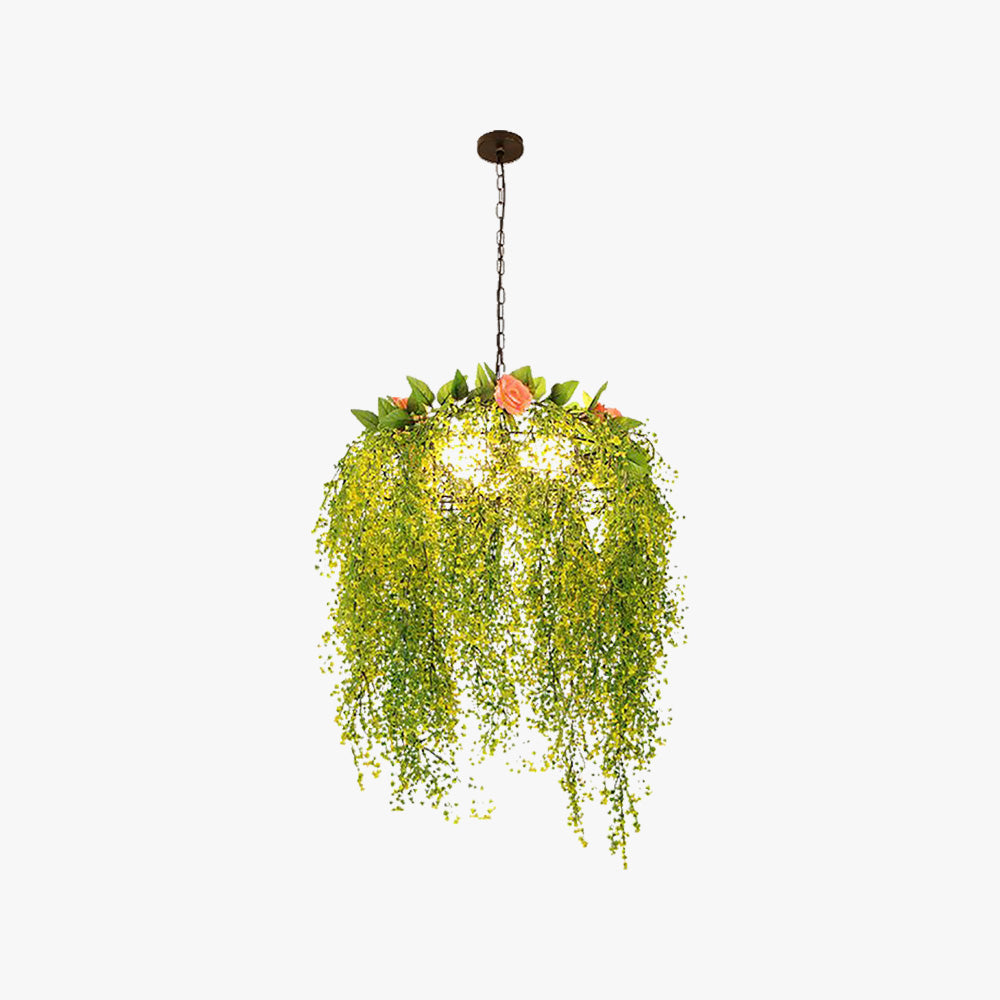 Von der Natur inspirierte Pflanzen-Hängeleuchte für das Wohnzimmer  