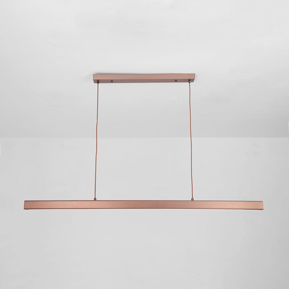 Thala Suspension Linéaire Moderne Noir/Marron Salon - Neutralighting