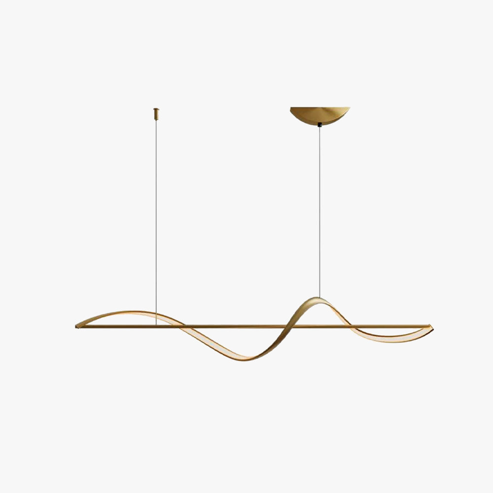 Moderne Wellen-Pendelleuchte für elegante Beleuchtung