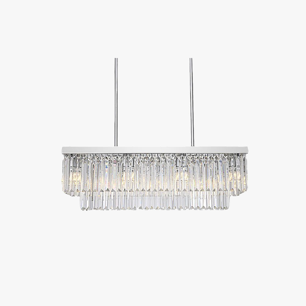 Suspension LED Kristy moderne Art Déco pour ambiance élégante