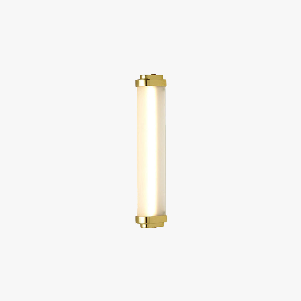 Ray Minimalist Cylindrical Outdoor Wall Light Metal Finish IP65