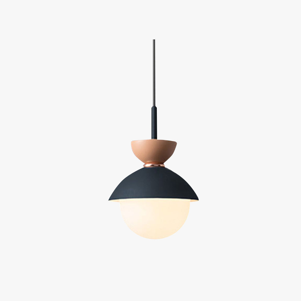 Suspension globe nordique avec douce lueur d'ambiance