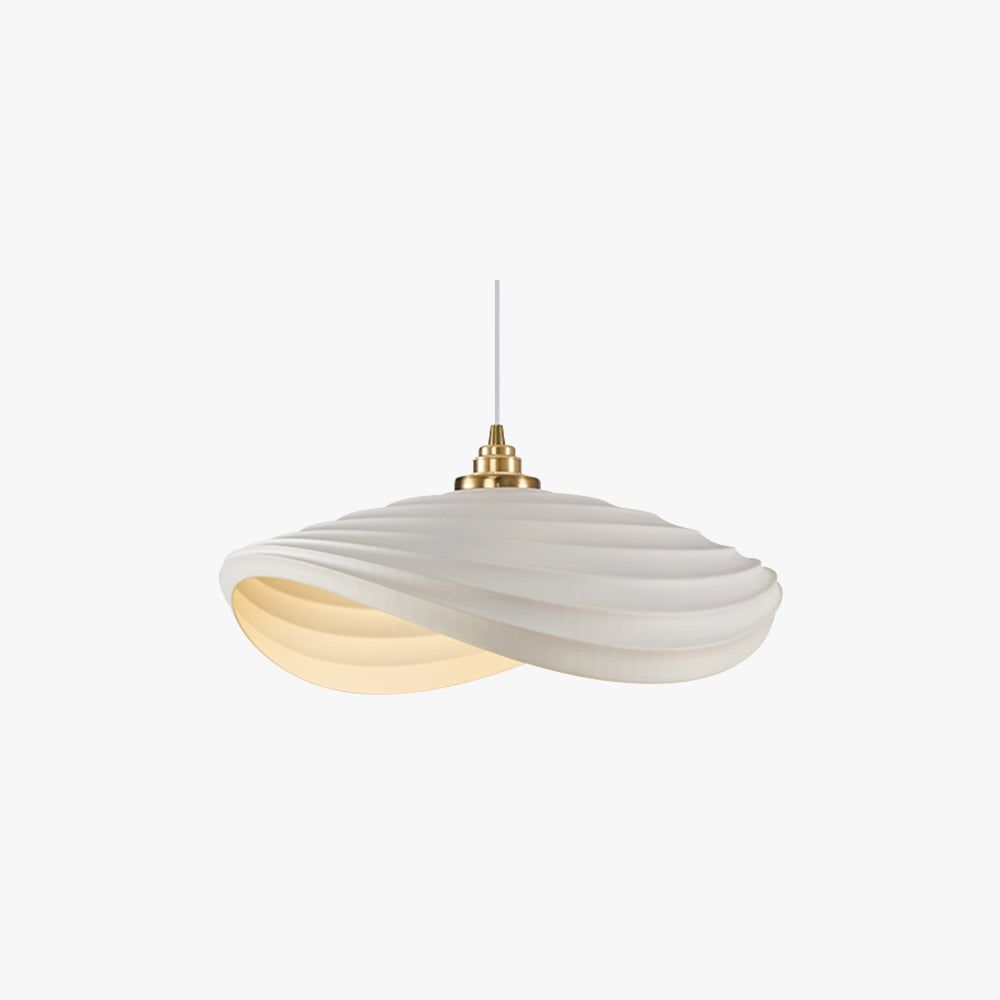 Suspension Ripple Wabi-Sabi : lumière minimaliste en métal et résine