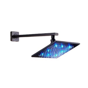 Rain Shower Heads - Wall Mounted Bathroom Top Shower Head With LED Lights
