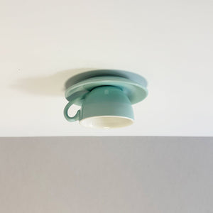 Teyo Moderne Tasses à Café Céramique Plafonnier Bleu/Rose/Jaune - Neutralighting