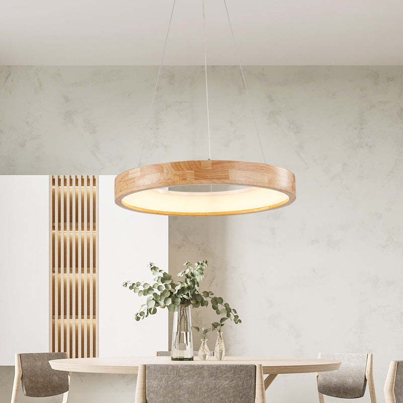 Suspension en bois et acrylique pour une chaleur moderne  