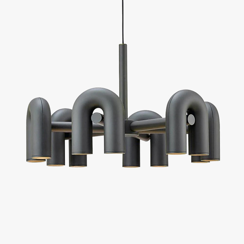 Suspension linéaire moderne avec trois bras en forme de U