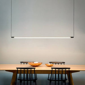 Zynar Suspension Linéaire Minimaliste Noir Chambre - Neutralighting