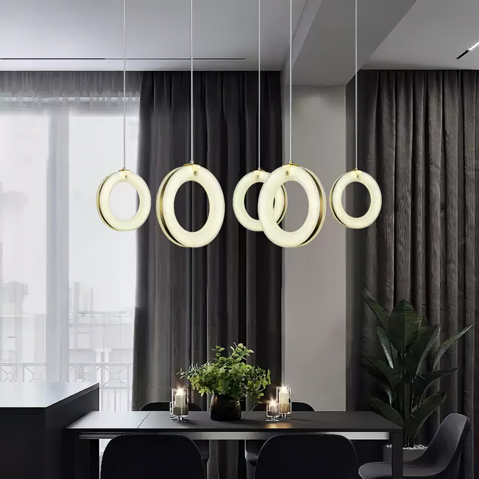 Alabaster Ceiling Pendant Light With Integrated LED