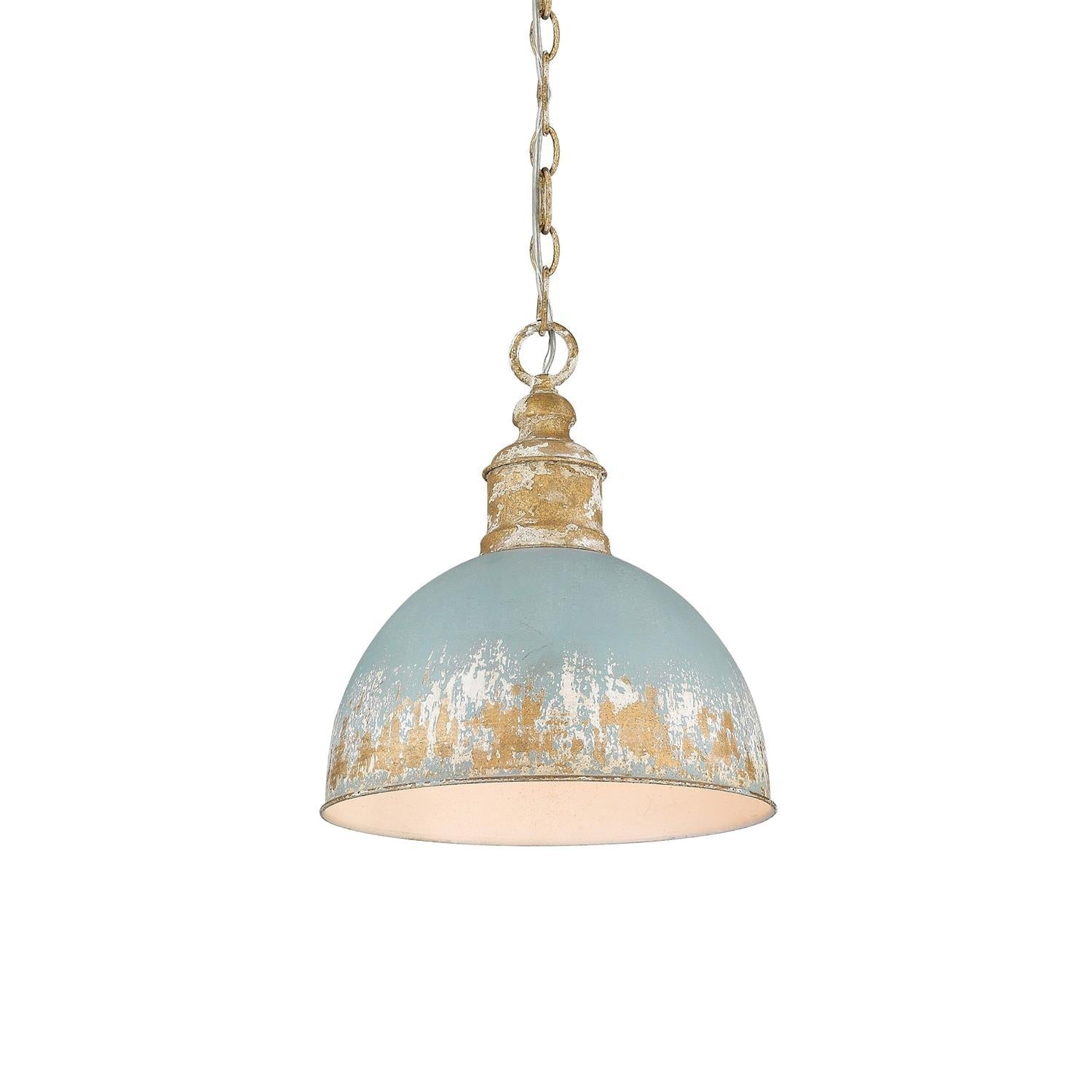 Lampe suspendue industrielle en fer avec touche créative