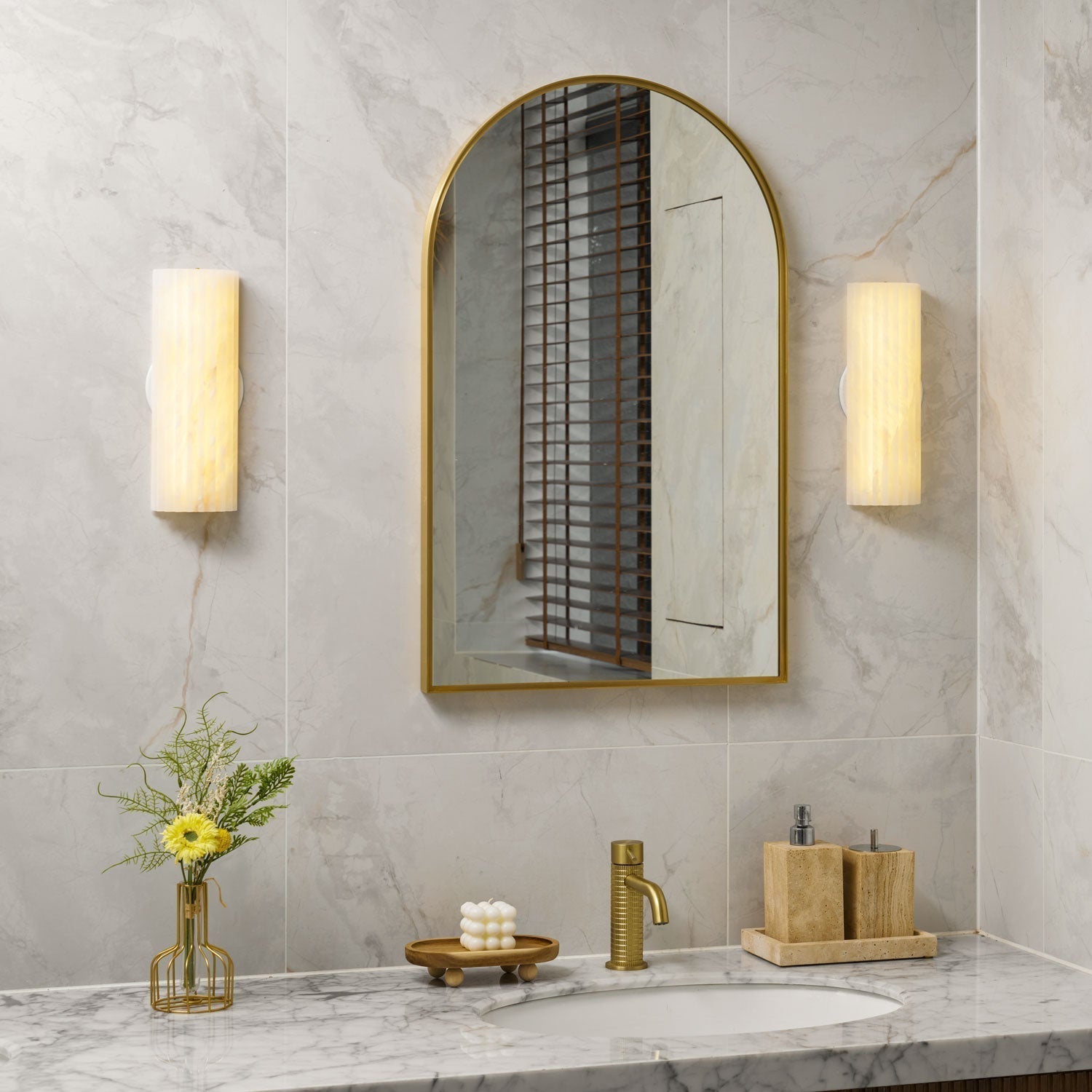 Orcarion Applique Murale en Albâtre - Neutralighting