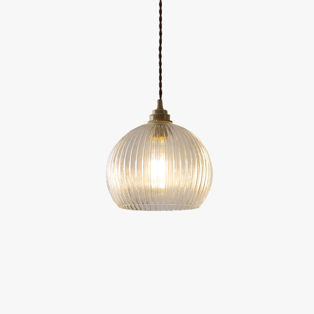 Lustre sphère minimaliste pour une illumination douce
