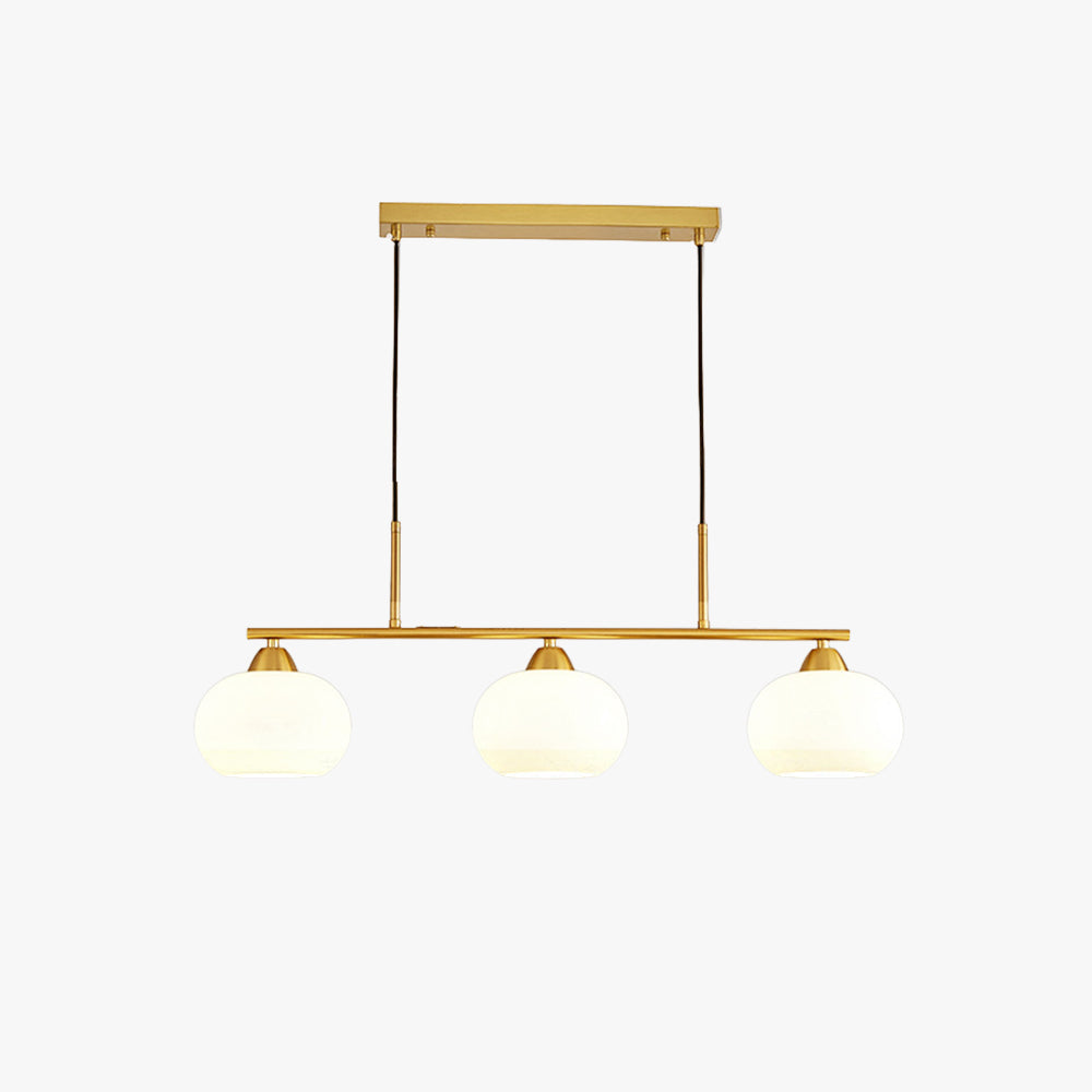Nordische Pendelleuchte für Esszimmer in Schwarz und Gold  