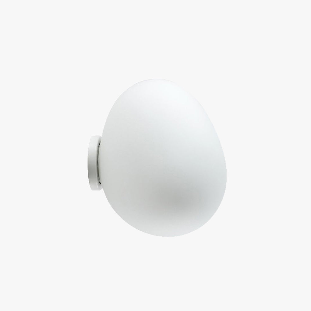 Geometric Glass Vanity Wall Light White Finish