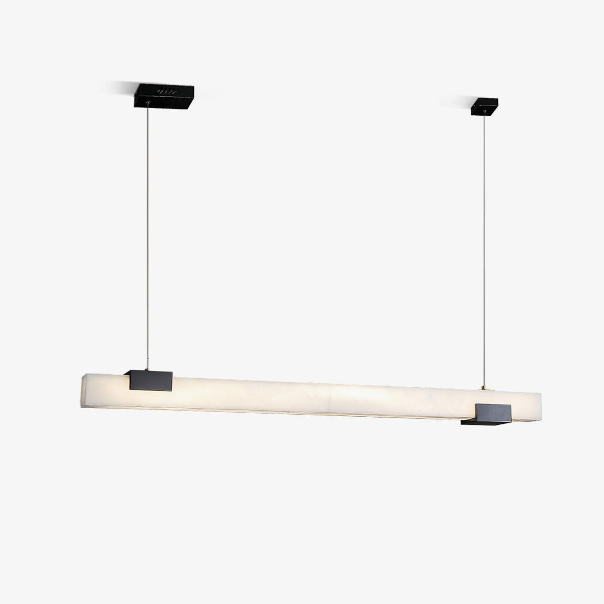 Alabaster Linear Pendant Light With Energy Efficient LED