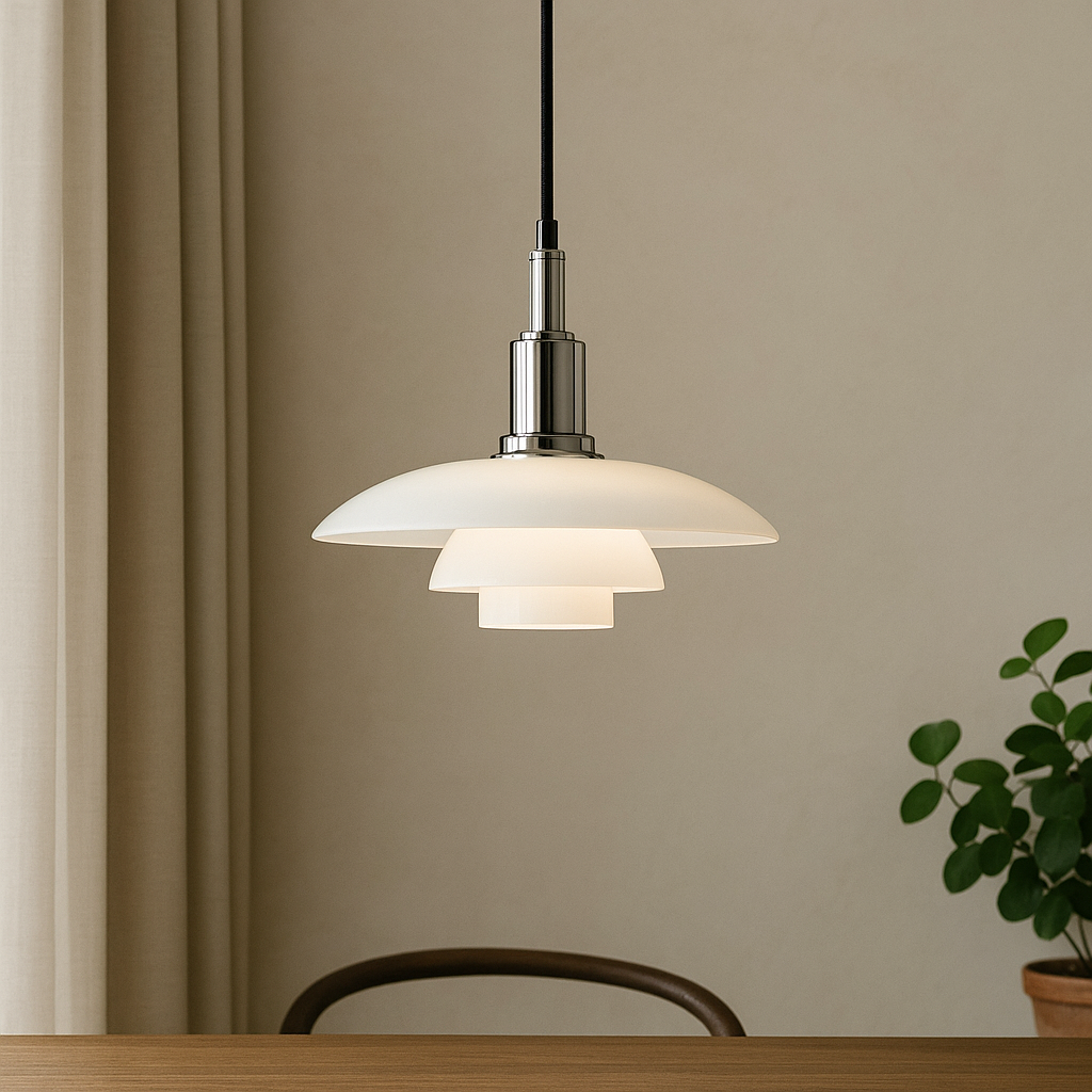Suspension design scandinave pour salle à manger lumière chaude