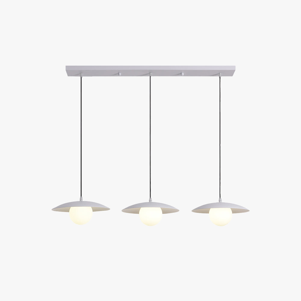 Suspension LED moderne avec structure métallique durable