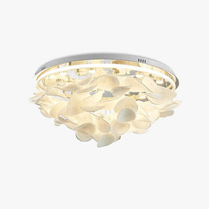 Lustra Lampe de plafond florale française en pétales pour maisons modernes - Neutralighting
