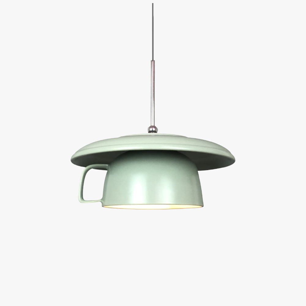 Suspension rustique en céramique LED pour un salon chaleureux