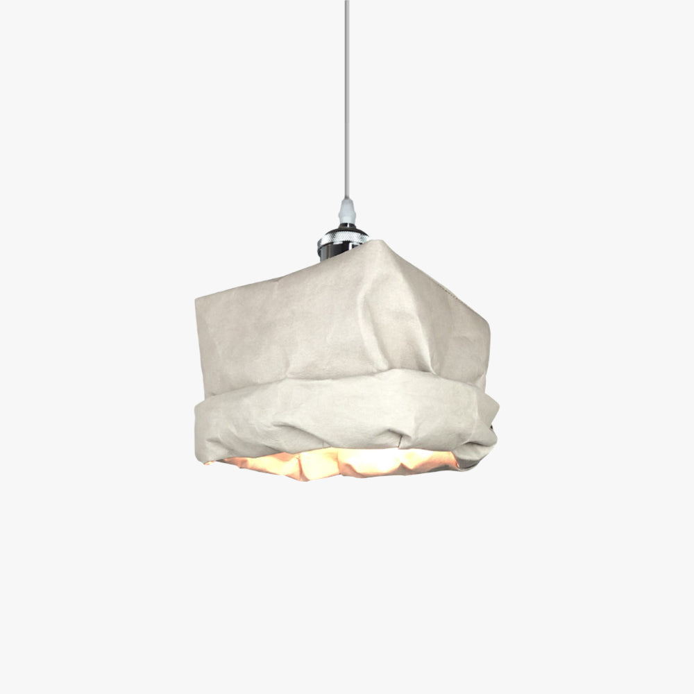 Suspension vintage en forme de tasse avec mélange durable métal et papier