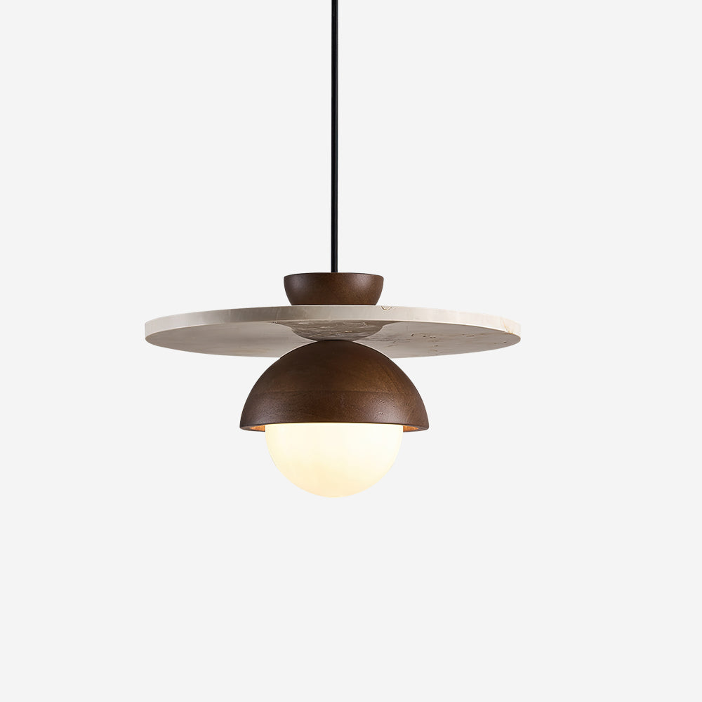 Lampe suspendue avec globe en verre pour une illumination élégante