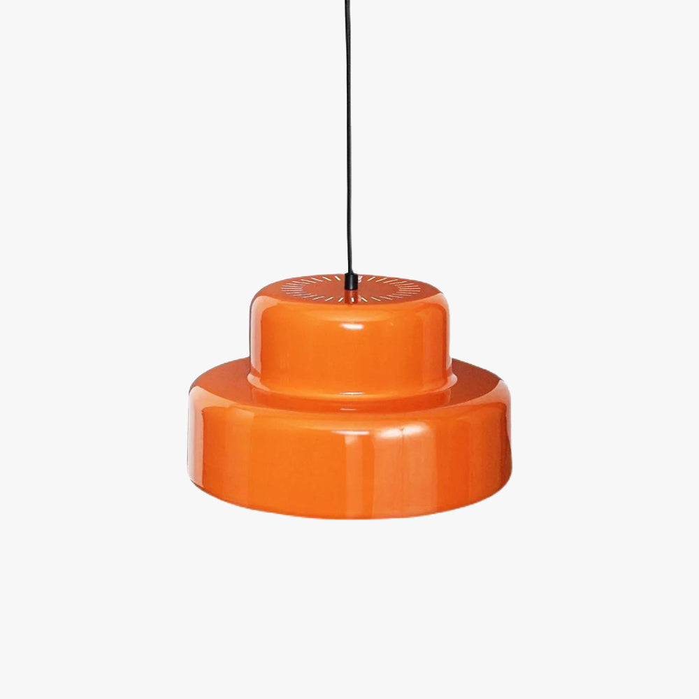 Suspension Métal Orange Vintage Durable Pour Salle à Manger