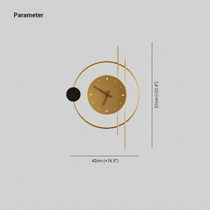 Selyn Applique Murale Led Moderne. Chambre. Noire/Or - Neutralighting