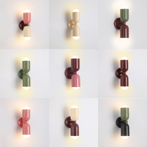 Kira Applique Murale Cylindre Scandinave Métal Coloré Salon - Neutralighting