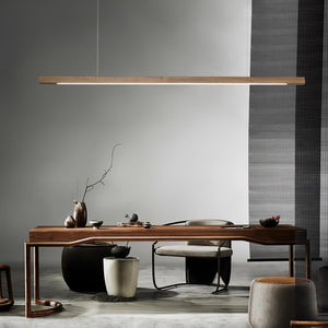 Xylo Suspension Linéaire Design en Bois - Neutralighting