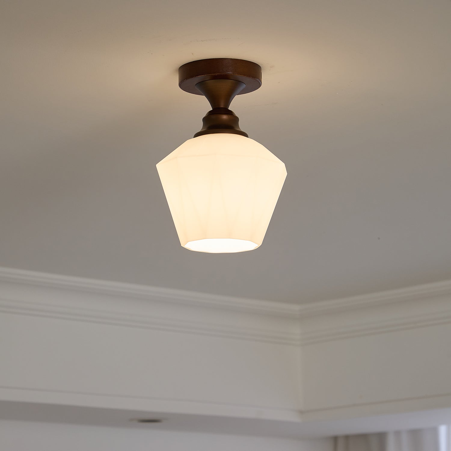 Alveneth Plafonnier en Verre Art Nordique Premium - Neutralighting