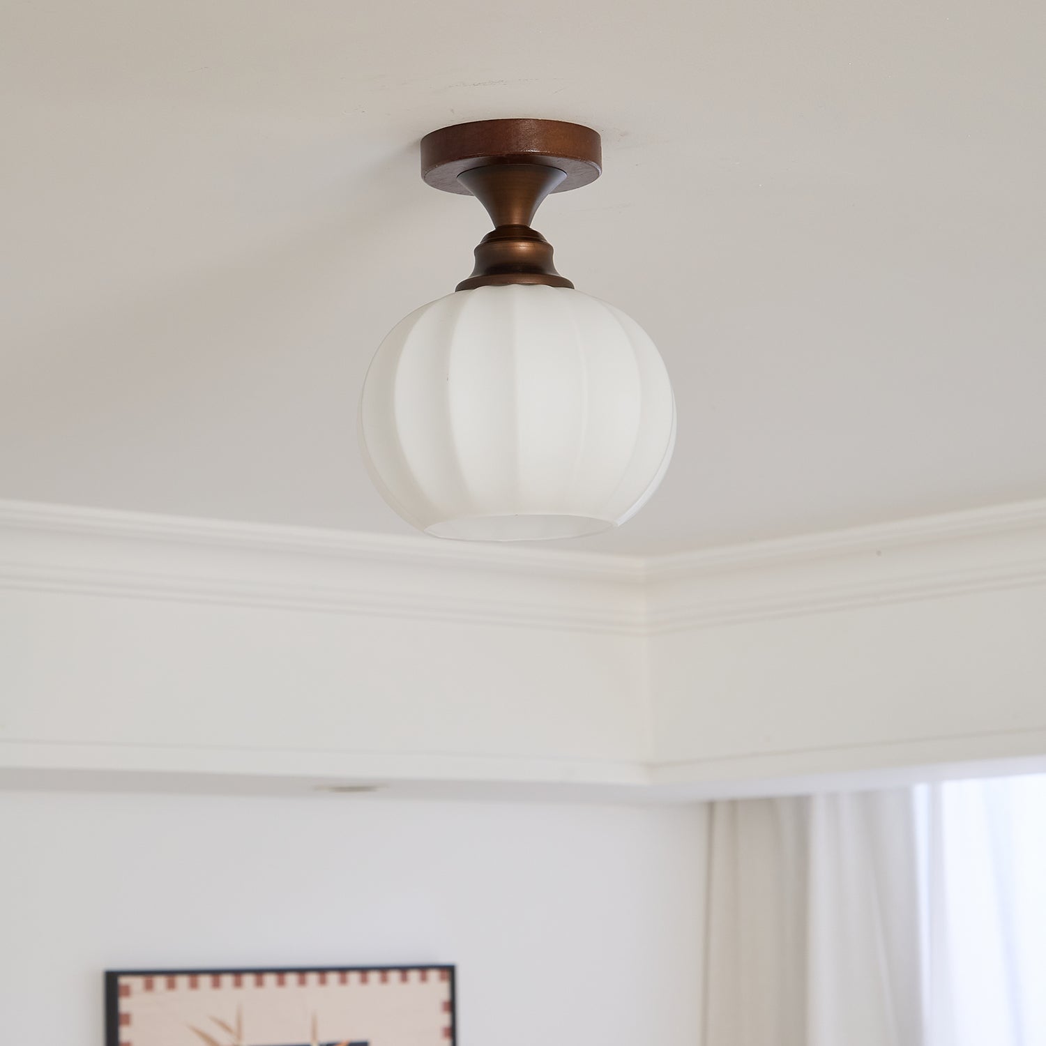 Alveneth Plafonnier en Verre Art Nordique Premium - Neutralighting