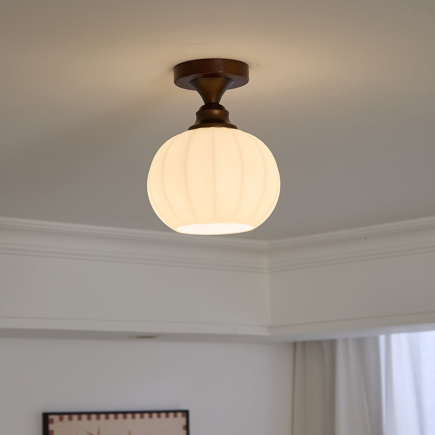 Alveneth Plafonnier en Verre Art Nordique Premium - Neutralighting