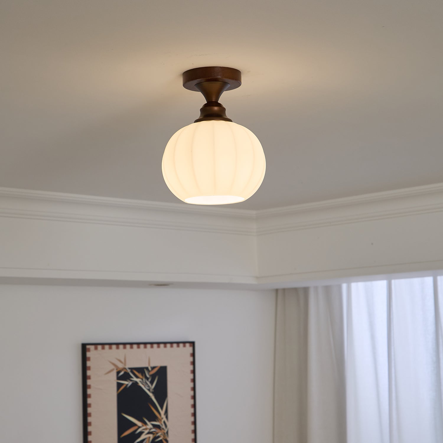 Alveneth Plafonnier en Verre Art Nordique Premium - Neutralighting