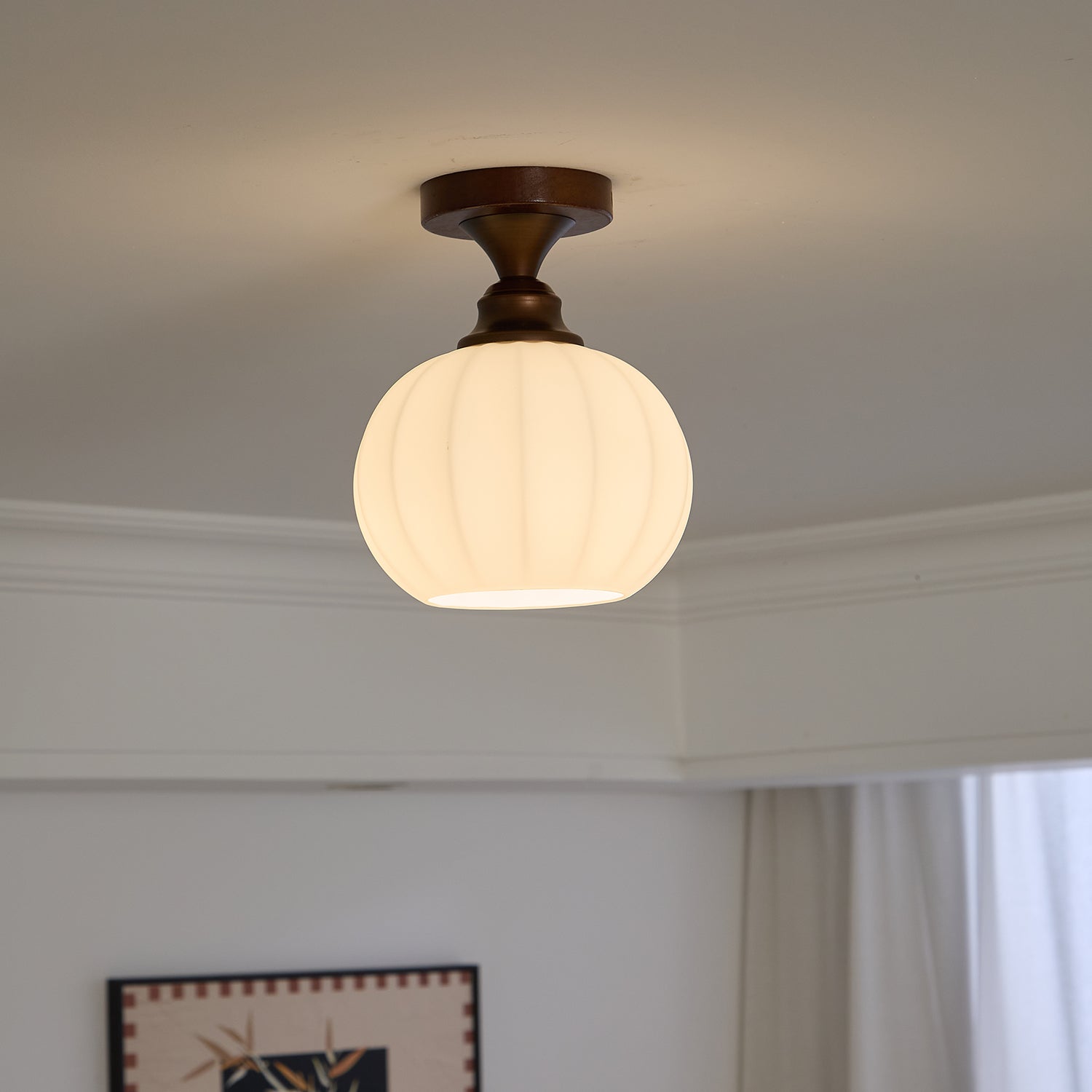 Alveneth Plafonnier en Verre Art Nordique Premium - Neutralighting