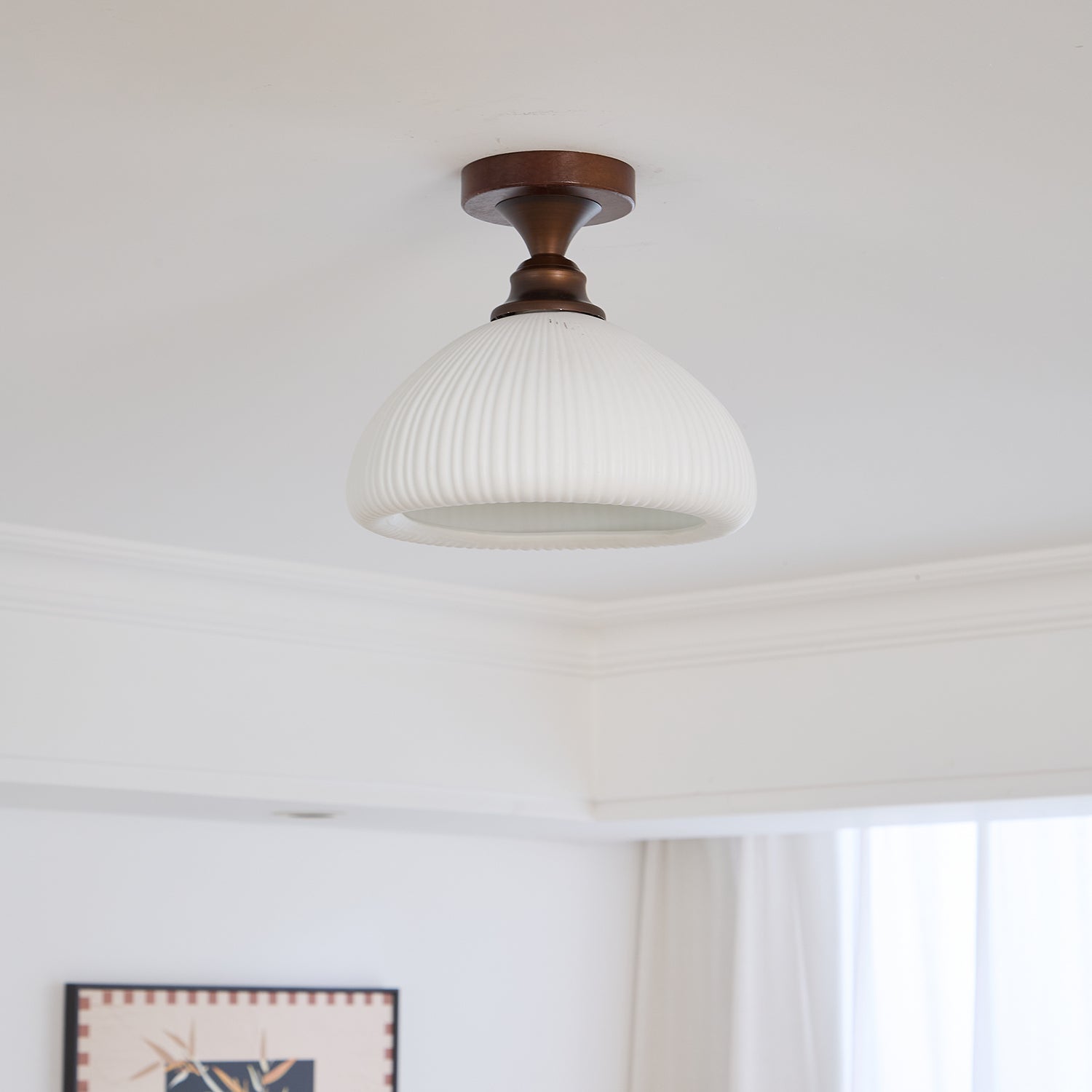 Alveneth Plafonnier en Verre Art Nordique Premium - Neutralighting