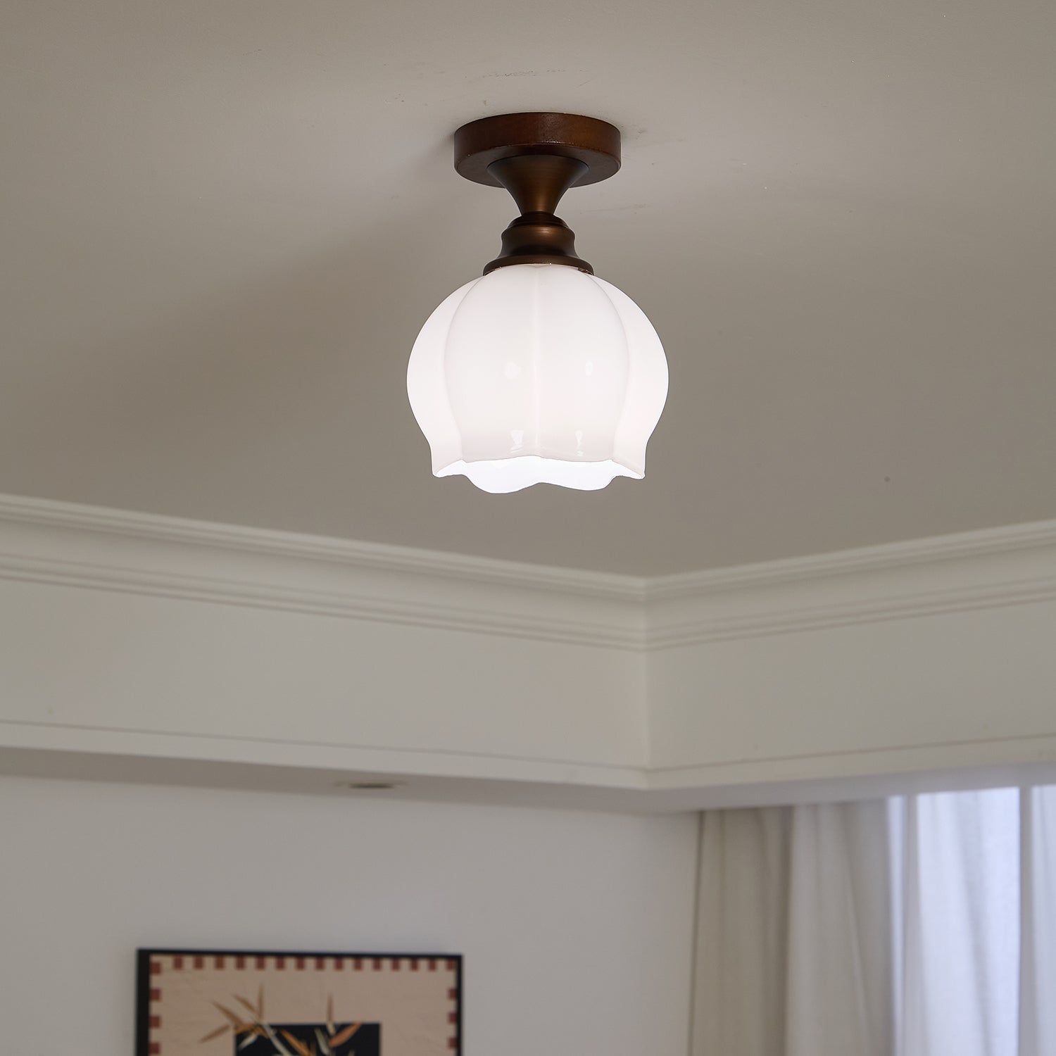 Alveneth Plafonnier en Verre Art Nordique Premium - Neutralighting