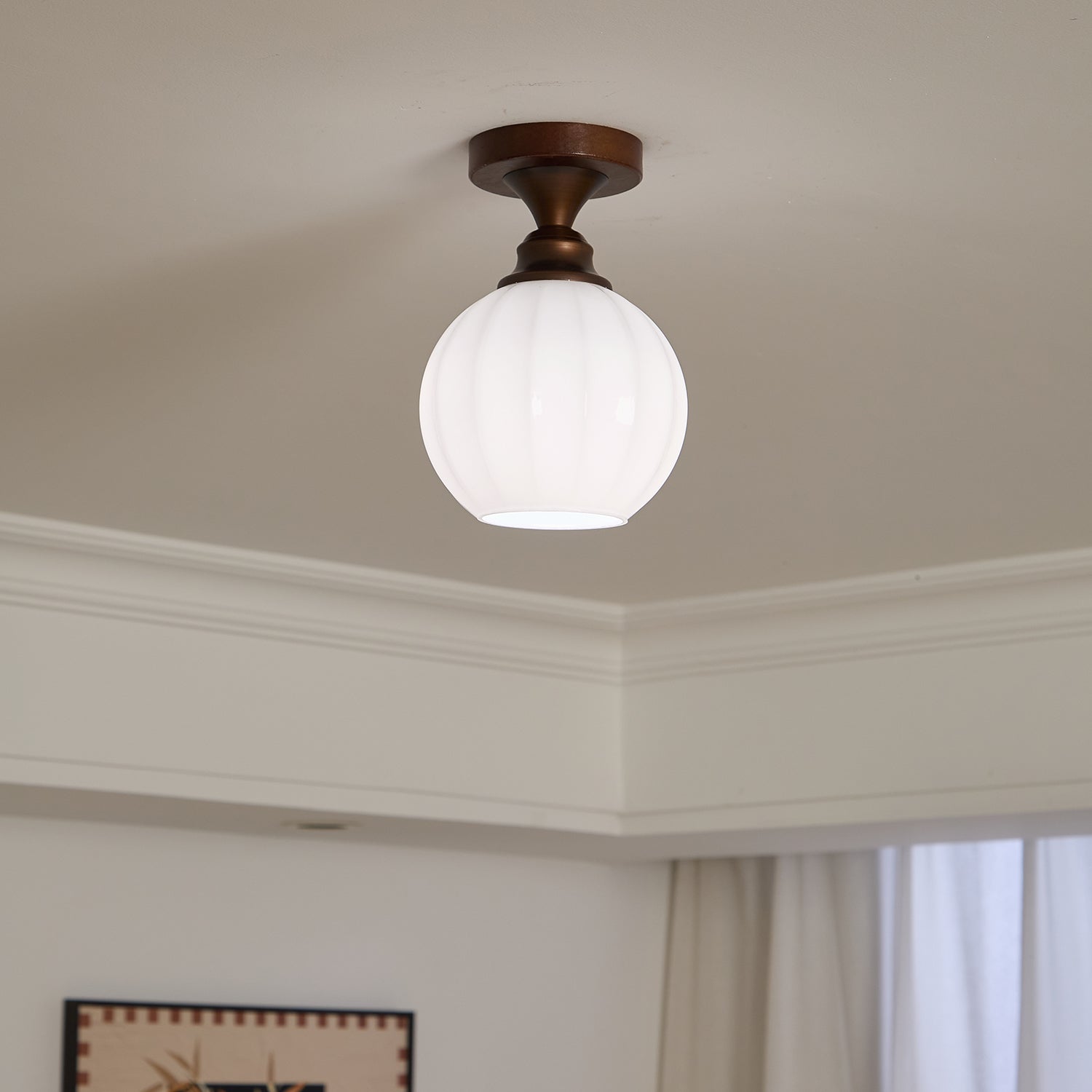 Alveneth Plafonnier en Verre Art Nordique Premium - Neutralighting