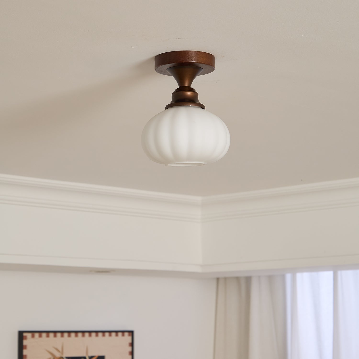 Alveneth Plafonnier en Verre Art Nordique Premium - Neutralighting