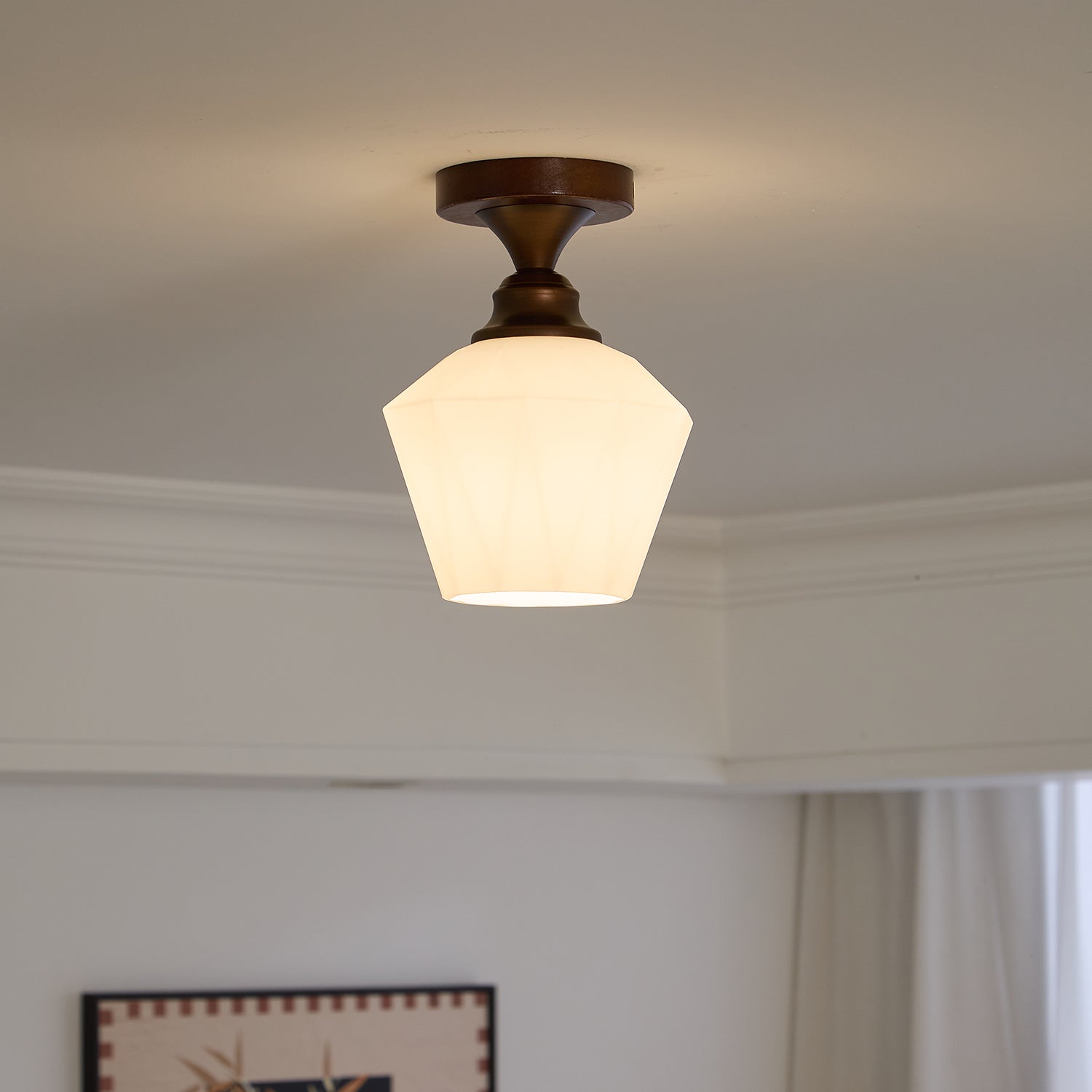 Alveneth Plafonnier en Verre Art Nordique Premium - Neutralighting