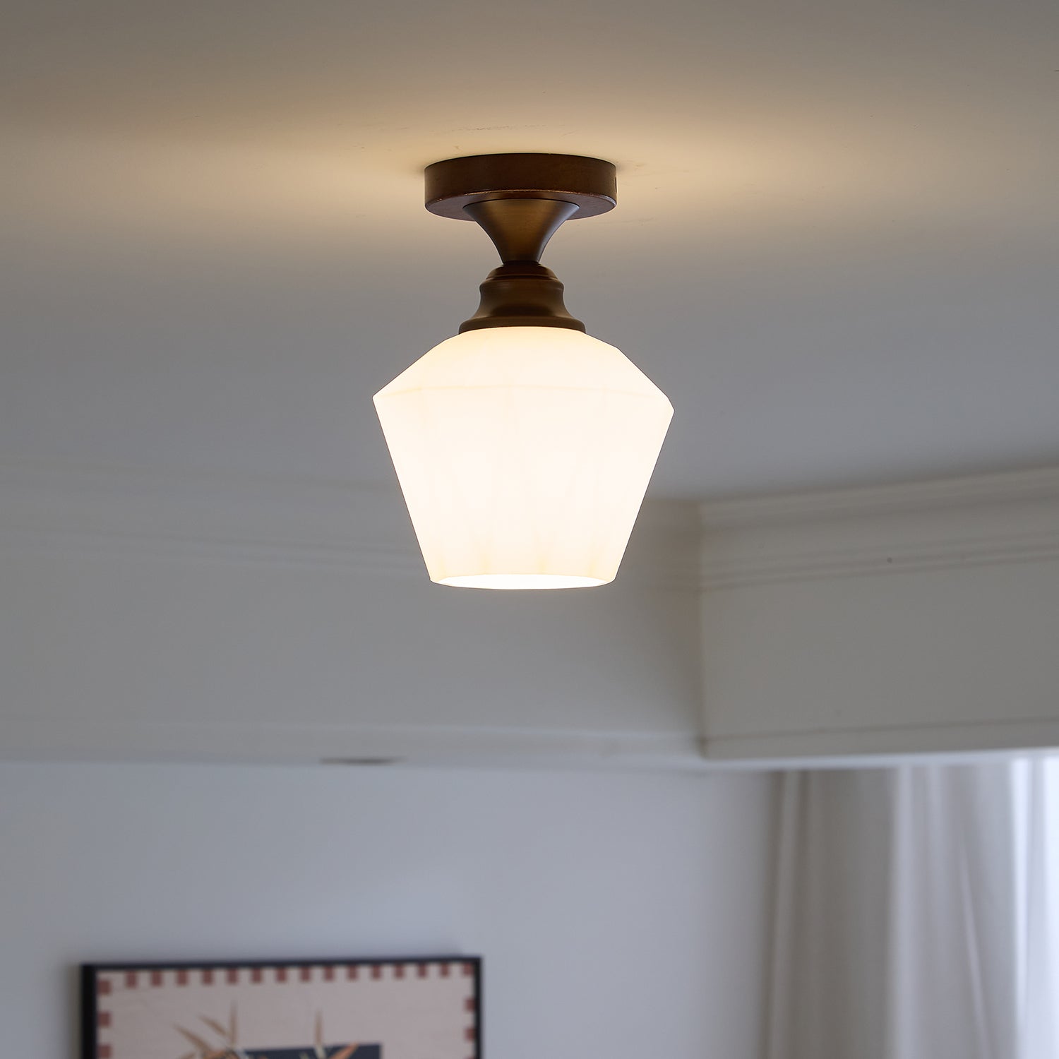 Alveneth Plafonnier en Verre Art Nordique Premium - Neutralighting