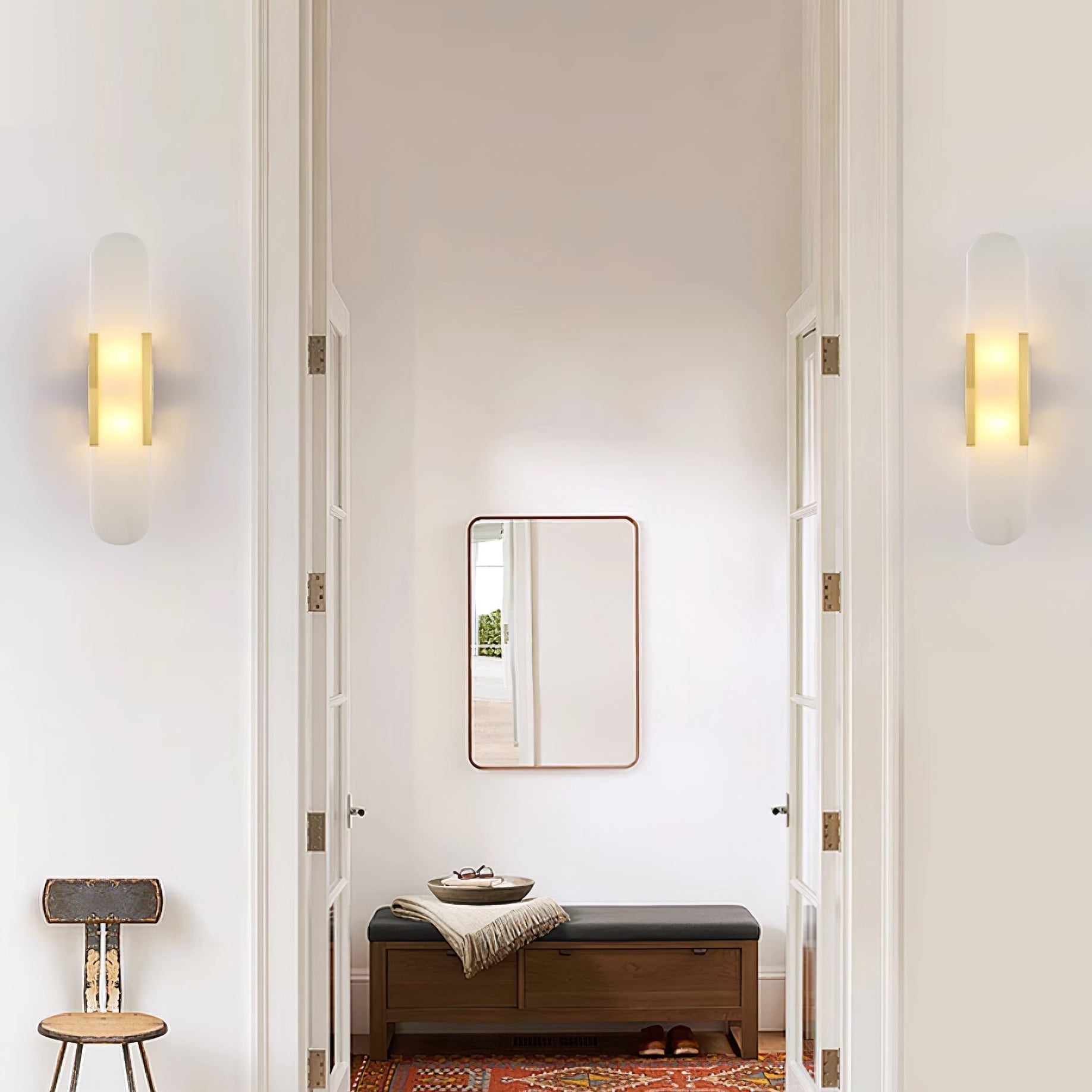 Veo Applique Murale en Albâtre de Luxe - Neutralighting