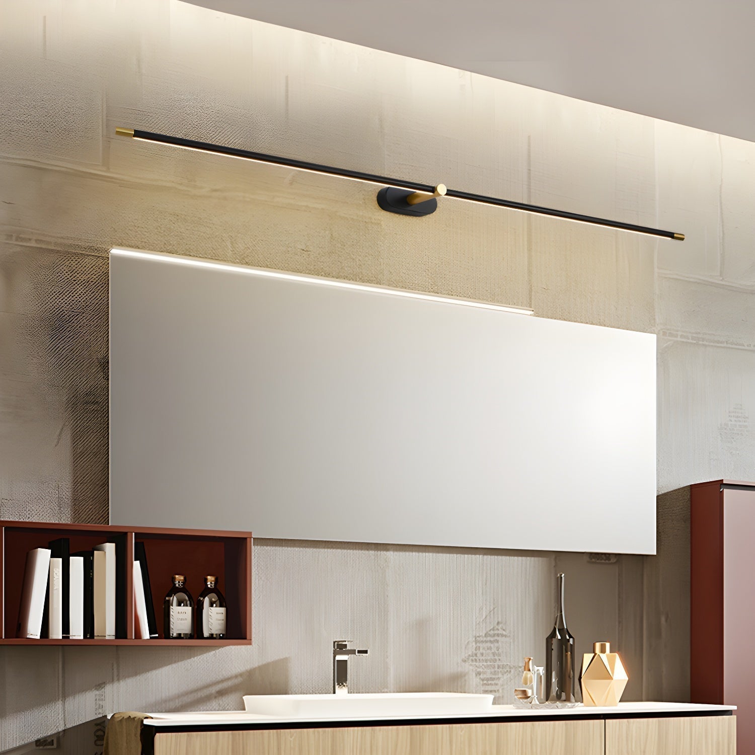 Lustra Applique Murale Linéaire Minimaliste Rechargeable - Neutralighting