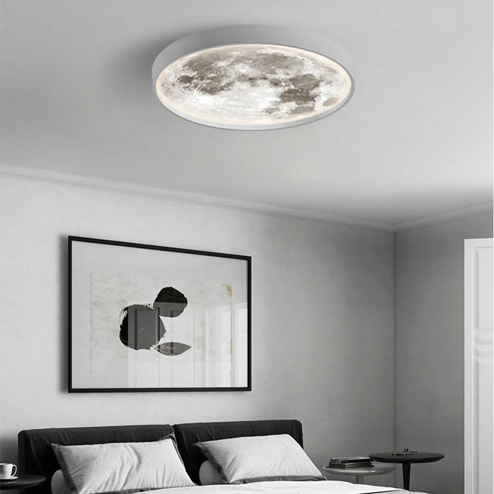Arisha moderne zwart-witte plafondlamp voor slaapkamer