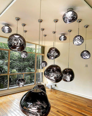 Lustra Suspension Luminaire Moderne Verre Lava - Neutralighting